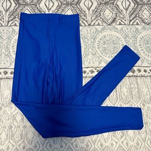 BlackMilk Matte Royal Blue High Waisted Leggings